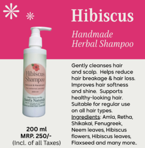 Hibiscus herbal shampoo
