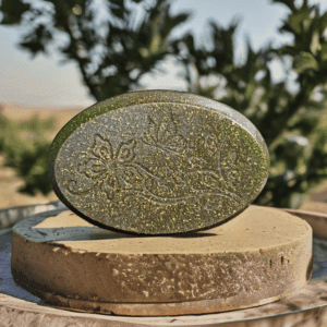 Neem soap with Neem leaves