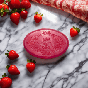 Strawberry soap