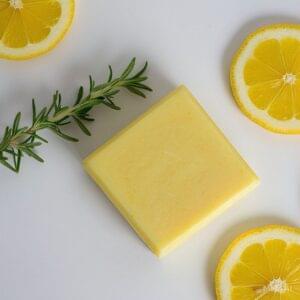 Lemon soap or lemon juice soap (cold process soap)